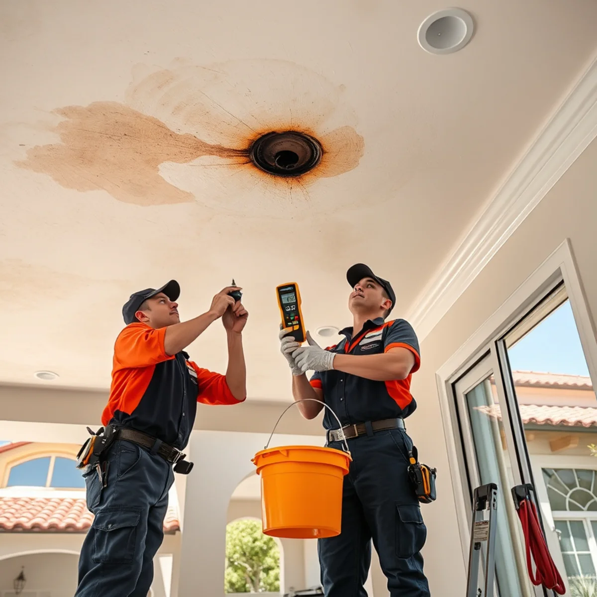 Ceiling Leaking During a Storm