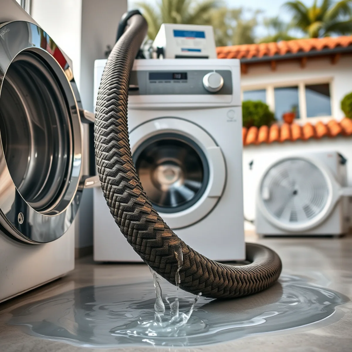 Washing Machine Supply Line Burst