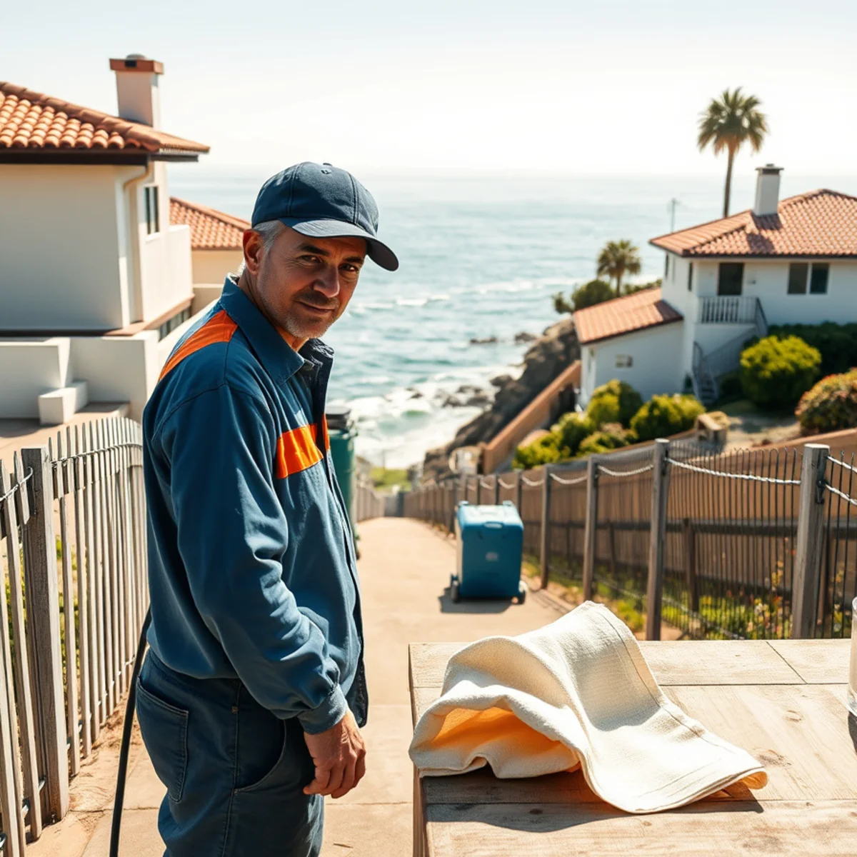 Water damage restoration in a Alta Mesa home, Alta Mesa, Santa Barbara
