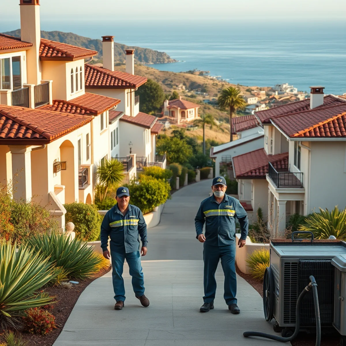 Water damage restoration in a Campanil home, Campanil, Santa Barbara