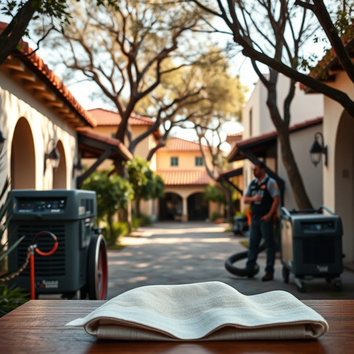 Water damage restoration in a Westside home, Westside, Santa Barbara