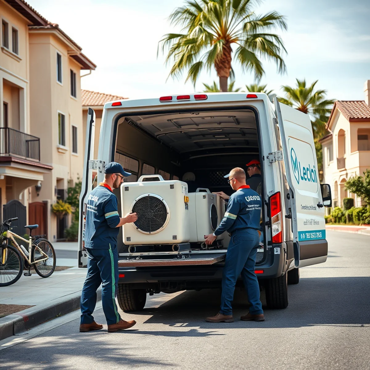 Water damage restoration crew responding in Goleta, CA