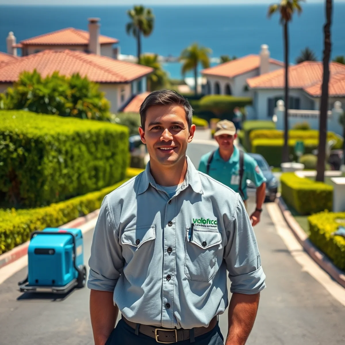 Water damage restoration in a Butterfly Beach home, Butterfly Beach, Montecito