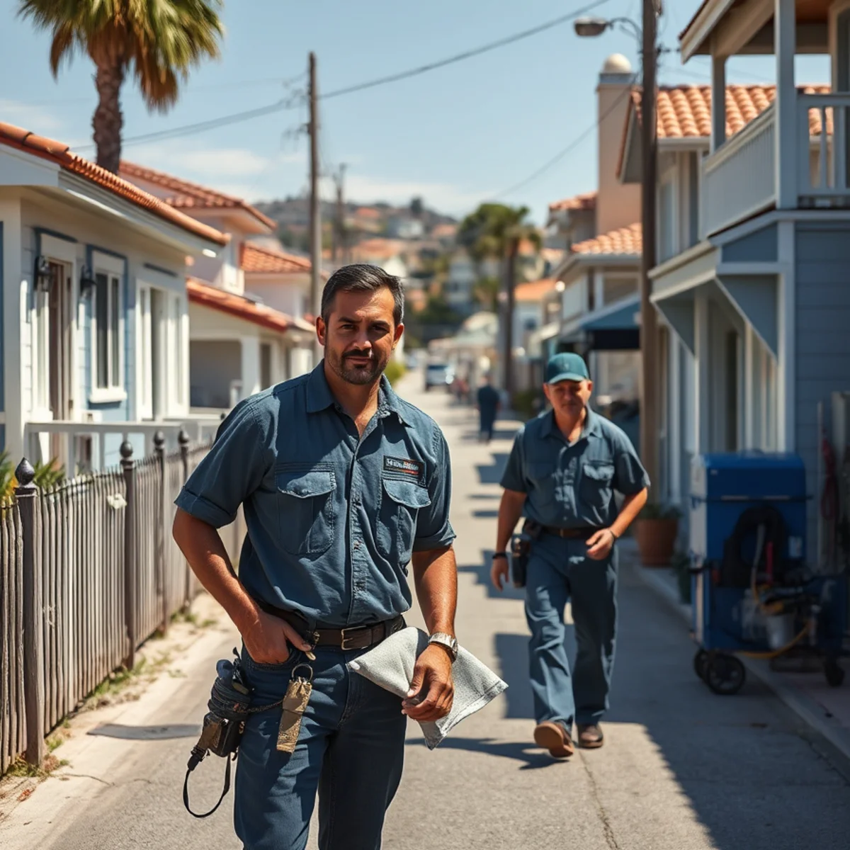 Water damage restoration in a Morro Bay home, Morro Bay, CA