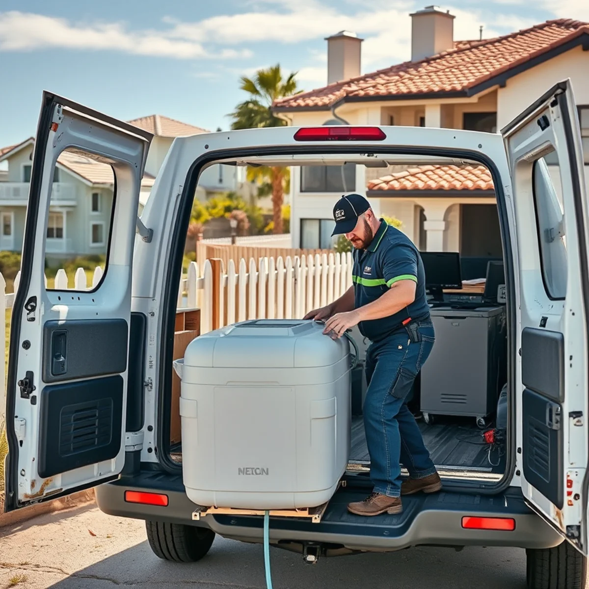 Water damage restoration crew responding in Pismo Beach, CA
