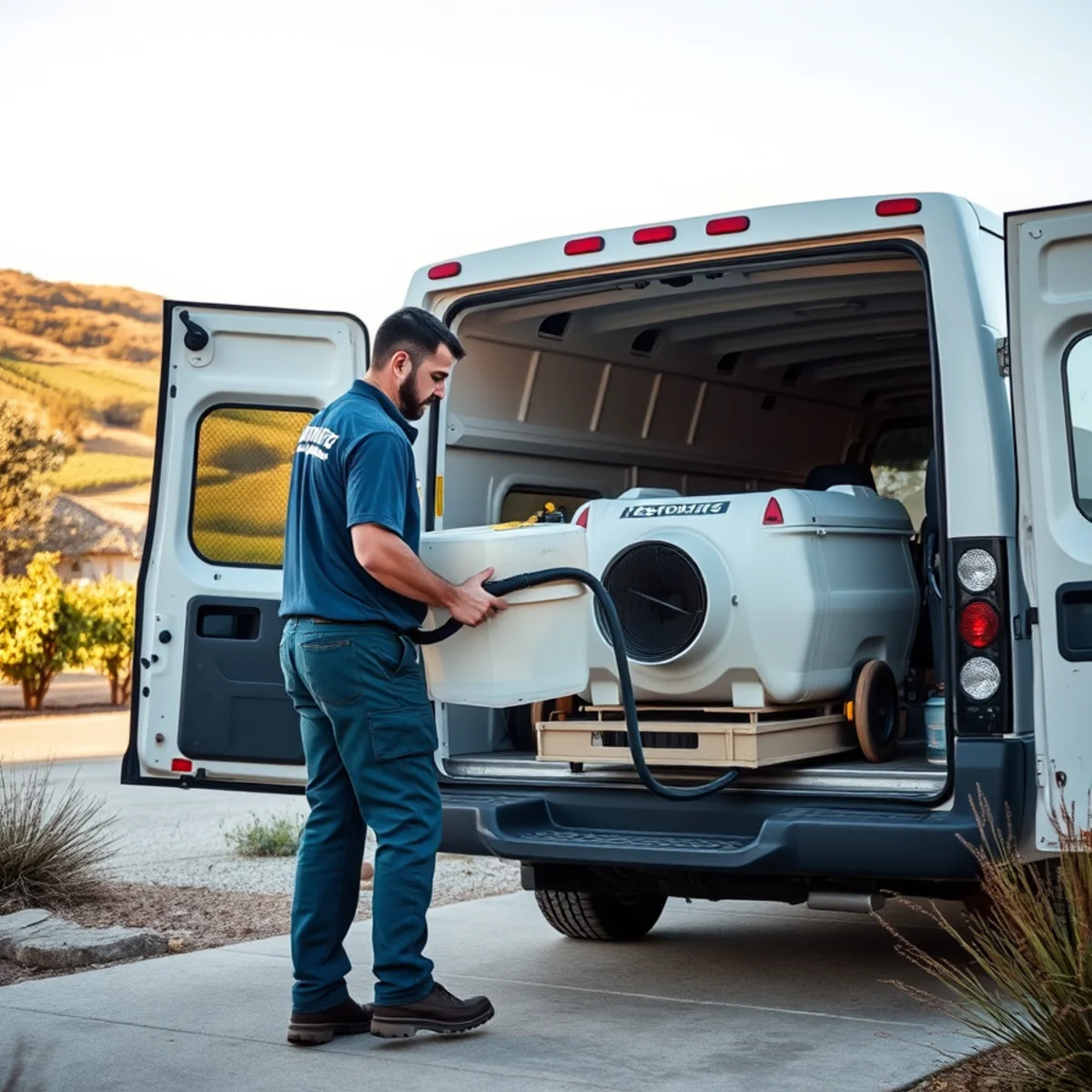 Water damage restoration crew responding in Santa Ynez, CA
